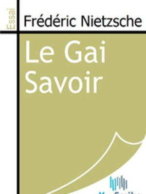 cover image of Le Gai Savoir
